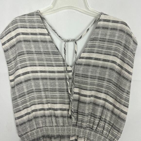 La Reine Striped Sleeveless Romper Size Large - Picture 6 of 11